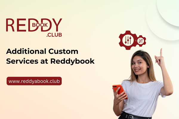 Custom services at Reddybook